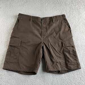 Propper Shorts Mens Large 35-39 Brown Cargo Tactical Ripstop Adjustable Military